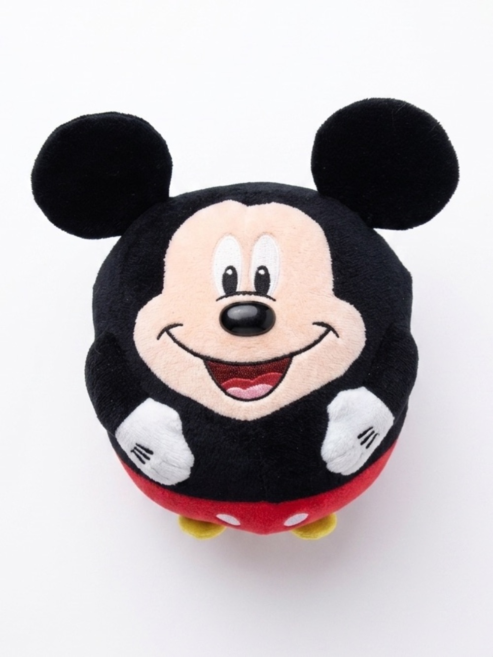 Disney TY Beanie Ballz Mickey Mouse Round Weighted Plush Soft Toy